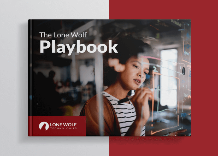 Mockup image of the Lone Wolf Playbook ebook