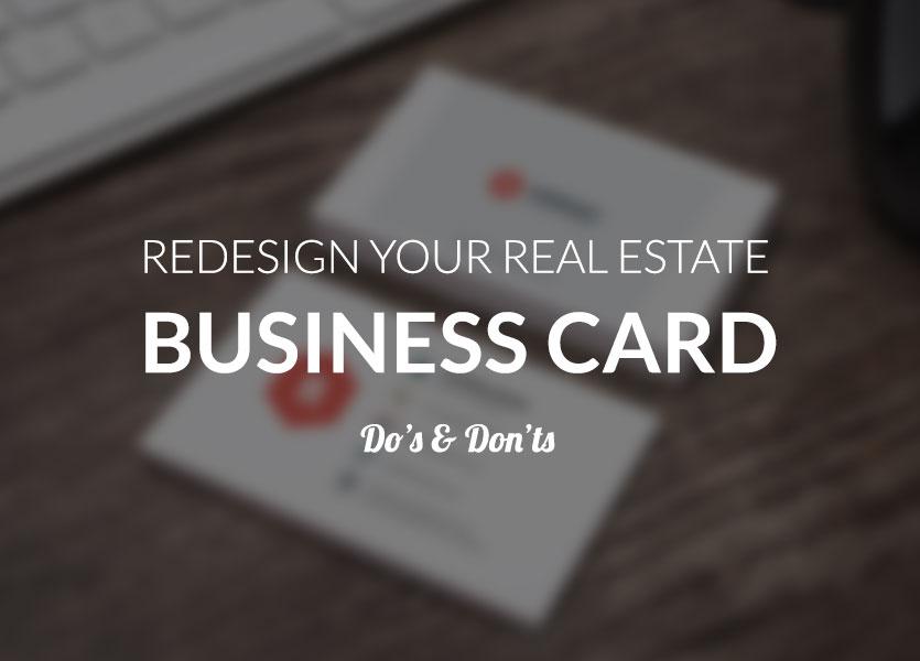 Redesign Your Real Estate Business Card